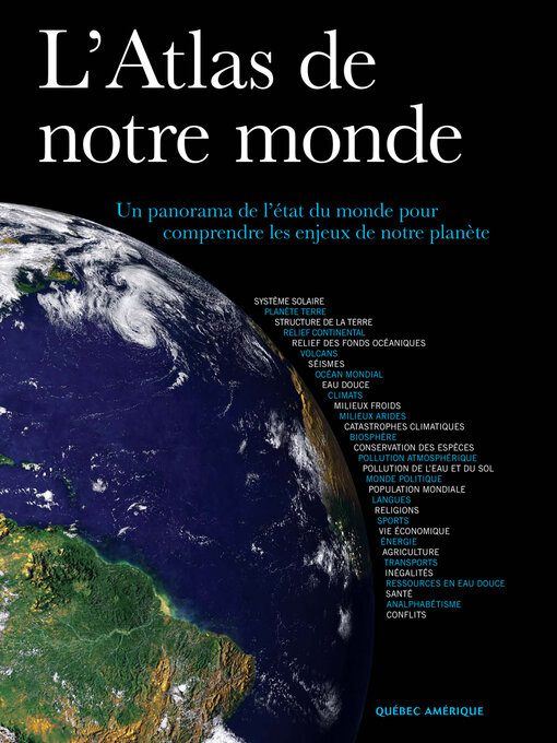 Title details for L'Atlas de notre monde by QA international Collectif - Available